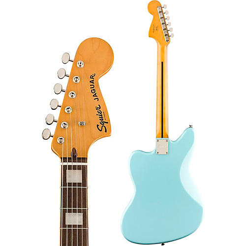 Squier Classic Vibe '70s Jaguar Limited-Edition Electric Guitar Daphne Blue - musicians--Friend