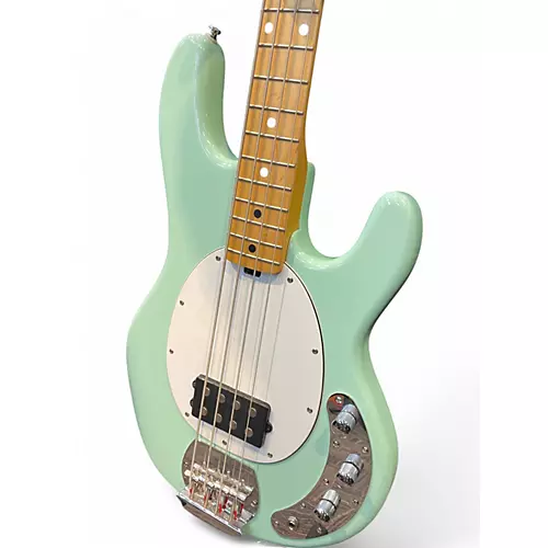 Used Sterling by Music Man SUB Series StingRay Mint Green Electric Bass Guitar Mint Green - musicians--Friend