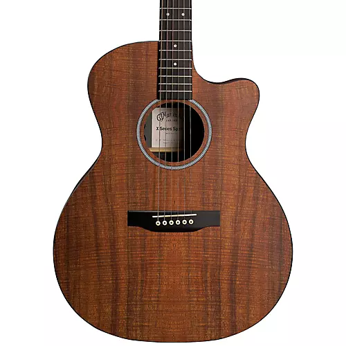 Martin X Series Special GPC-X1E All Koa HPL Acoustic-Electric Guitar Natural - musicians--Friend