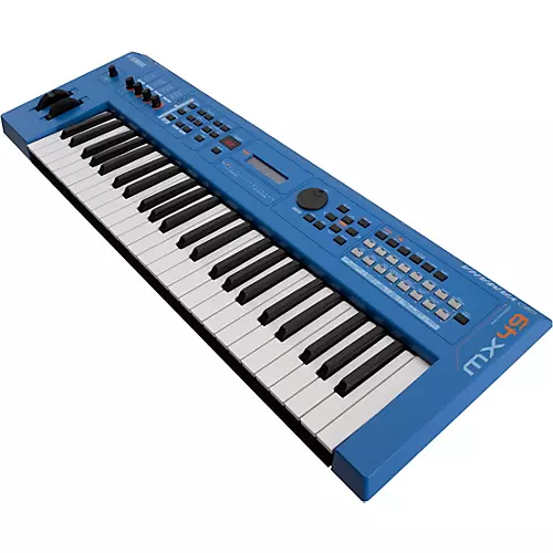 Yamaha MX49 49-Key Music Production Synthesizer Essentials Bundle Blue - musicians--Friend