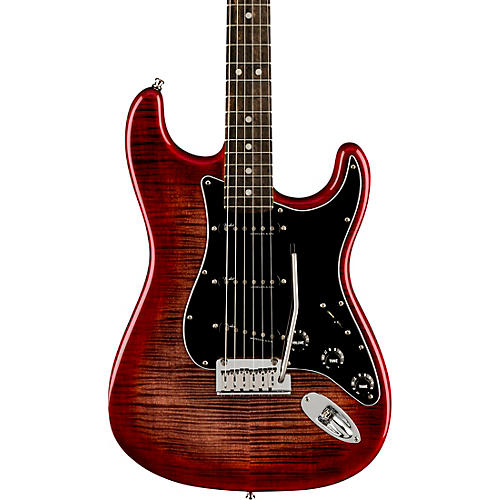 Fender American Ultra Stratocaster Ebony Fingerboard Limited-Edition Electric Guitar Umbra Burst - musicians--Friend