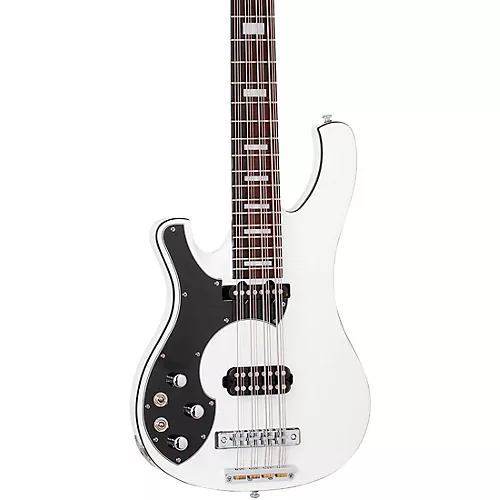 Schecter Guitar Research Stargazer-12 LH 12-String Electric Bass Gloss White - musicians--Friend