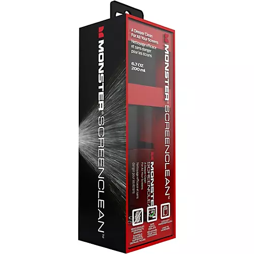 Monster Cable ScreenClean 200ML Bottle & Microfiber Cloth - musicians--Friend