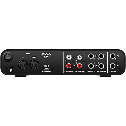 MOTU M4 4x4 USB-C Audio Interface - musicians--Friend