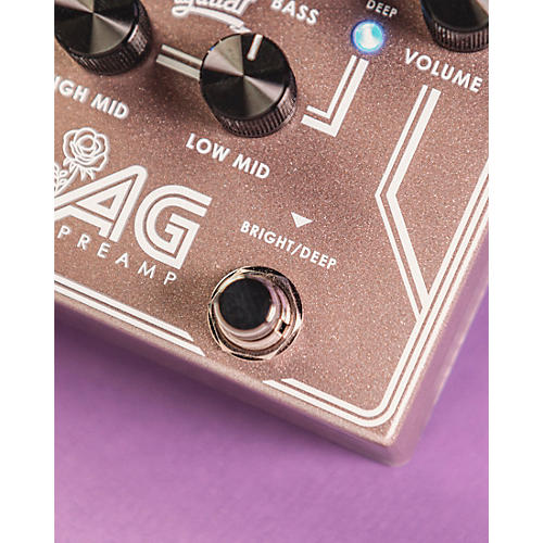 Aguilar AG Preamp for BCAM Bass Effects Pedal Rose Gold - musicians--Friend