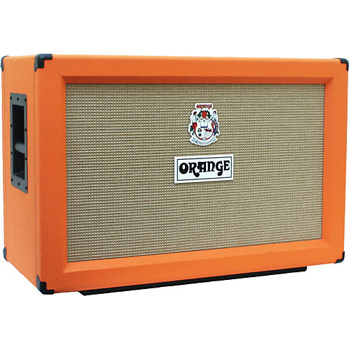 Orange Amplifiers PPC Series PPC212-C 120W 2x12 Closed-Back Guitar Speaker Cabinet Black Straight - musicians--Friend