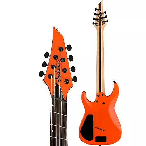 Jackson Pro Plus Dinky DK Modern HT7 MS 7-String Electric Guitar Satin Orange Crush - musicians--Friend