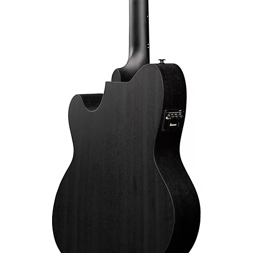 Ibanez TCY621 Talman Acoustic-Electric Guitar Blackout Flat - musicians--Friend