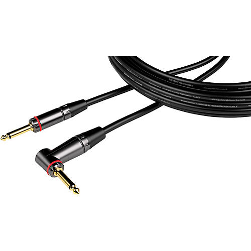 GATOR CABLEWORKS Headliner Series Straight to RA Instrument Cable 10 ft. Black - musicians--Friend