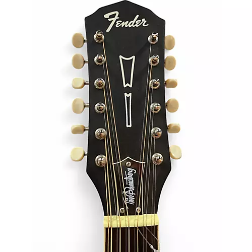 Used Fender Tim Armstrong Hellcat 12 Natural 12 String Acoustic Electric Guitar Natural - musicians--Friend