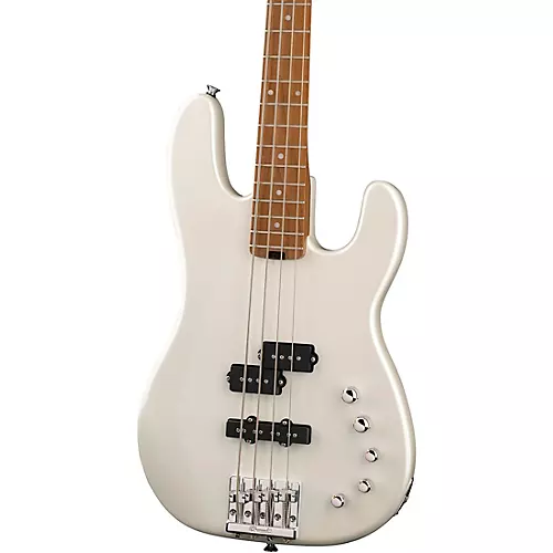 Charvel Pro-Mod San Dimas Bass PJ IV Platinum Pearl - musicians--Friend