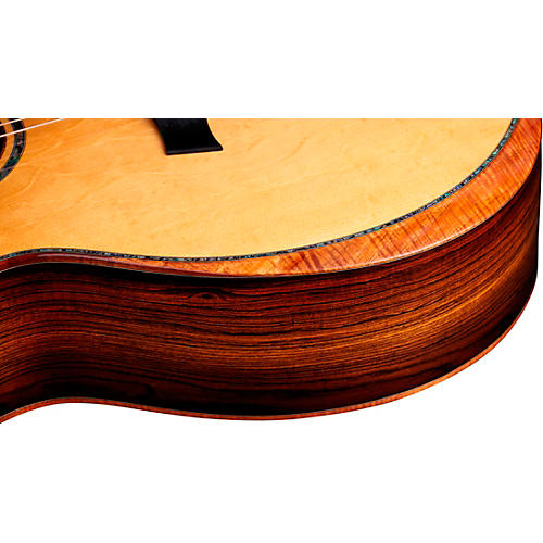 Taylor Custom Bearclaw Sitka Spruce-Bocote Grand Auditorium Acoustic-Electric Guitar Shaded Edge Burst - musicians--Friend