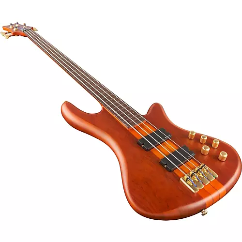 Schecter Guitar Research Stiletto Studio-4 Fretless Bass Satin Honey - musicians--Friend