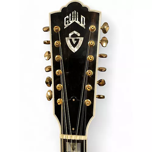 Used Guild F-512 Natural 12 String Acoustic Electric Guitar Natural - musicians--Friend