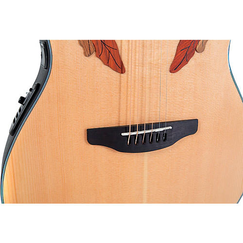 Ovation CE44 Celebrity Series Elite Mid-Depth Acoustic-Electric Guitar Reverse Blue Burst - musicians--Friend
