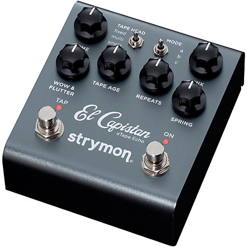 Strymon El Capistan V2 dTape Echo Effects Pedal Grey - musicians--Friend