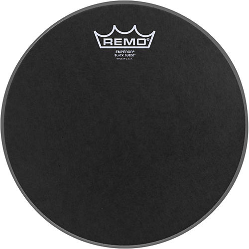 Remo Black Suede Emperor Batter Drum Head 14 in. - musicians--Friend