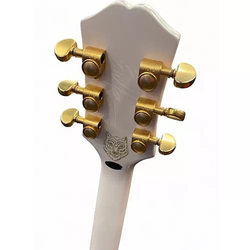 Used Epiphone Emily Wolfe Sheraton White Hollow Body Electric Guitar White - musicians--Friend
