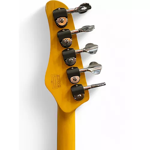 Used Schecter Guitar Research CV-5 Natural Electric Bass Guitar Natural - musicians--Friend