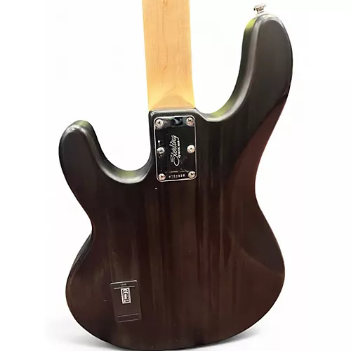 Used Sterling by Music Man Sub 4 Satin Black Electric Bass Guitar Satin Black - musicians--Friend