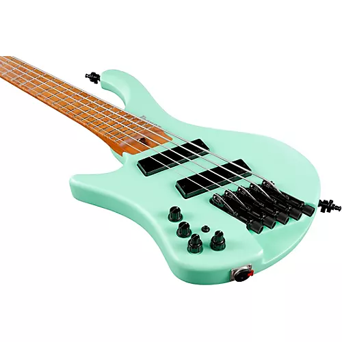 Ibanez Left-Handed EHB1005MSL 5-String Multi-Scale Ergonomic Headless Bass Sea Foam Green Matte - musicians--Friend