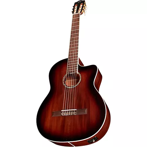 Cordoba C4-CE Classical Acoustic-Electric Guitar Antique Charcoal Burst - musicians--Friend