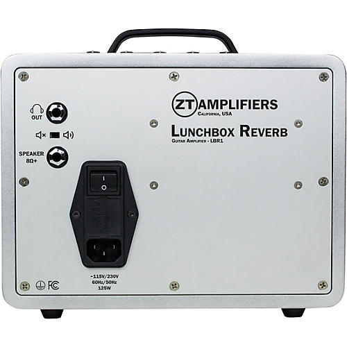 ZT Lunchbox Reverb 100W 1x6.5 Guitar Combo Amp Silver - musicians--Friend