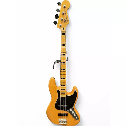 Used Squier Classic Vibe 70s Jazz Bass Natural Electric Bass Guitar Natural - musicians--Friend