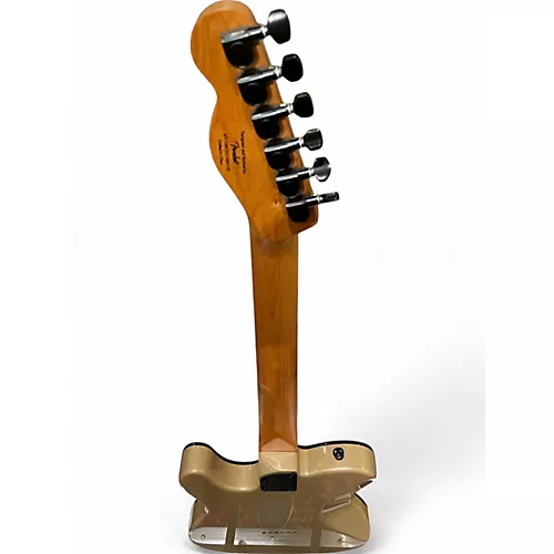 Used Squier Vintage Modified Telecaster Custom Left Handed Gold Electric Guitar Gold - musicians--Friend