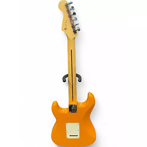 Used Fender Player Stratocaster ORANGE Solid Body Electric Guitar ORANGE - musicians--Friend