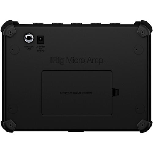 IK Multimedia iRig Micro Amp 15W 1x4 Battery-Powered Guitar Combo Amp Black - musicians--Friend