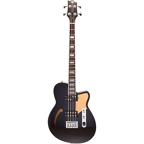 Reverend Dub King Electric Bass Guitar Midnight Black - musicians--Friend