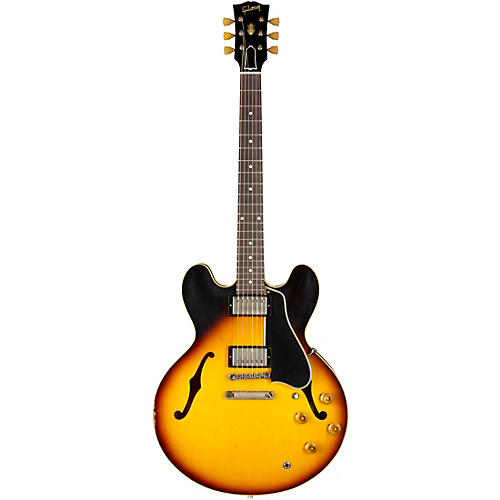Gibson Custom Murphy Lab 1958 ES-335 Heavy Aged Semi-Hollow Electric Guitar Dirty Blonde - musicians--Friend