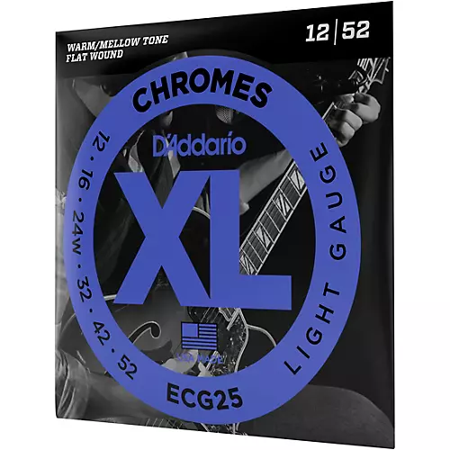 D'Addario ECG25 Chromes Light Electric Guitar Strings - musicians--Friend