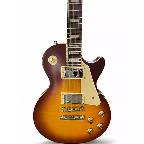 Used Epiphone 1959 Reissue Les Paul Standard Cherry Sunburst Solid Body Electric Guitar Cherry Sunburst - musicians--Friend