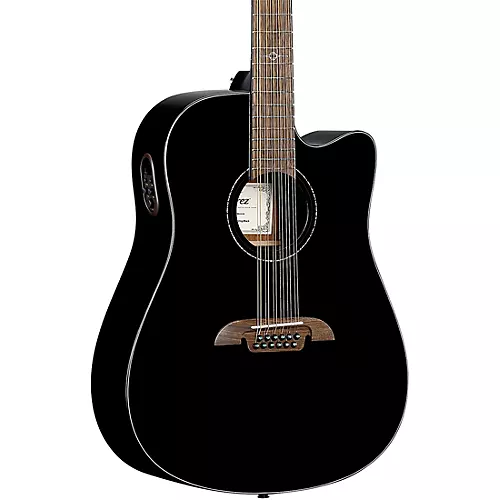 Alvarez AD60CE 12-String Dreadnought Acoustic-Electric Guitar Natural - musicians--Friend