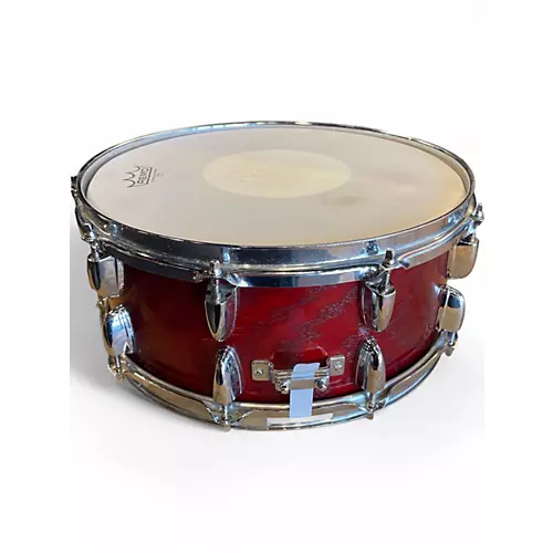 Used Yamaha 6X14 Rock Tour Snare Maroon Drum Maroon 13 - musicians--Friend