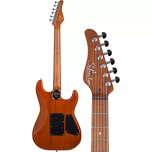 Schecter Guitar Research Traditional Van Nuys Left-Handed Electric Guitar Gloss Natural Ash - musicians--Friend