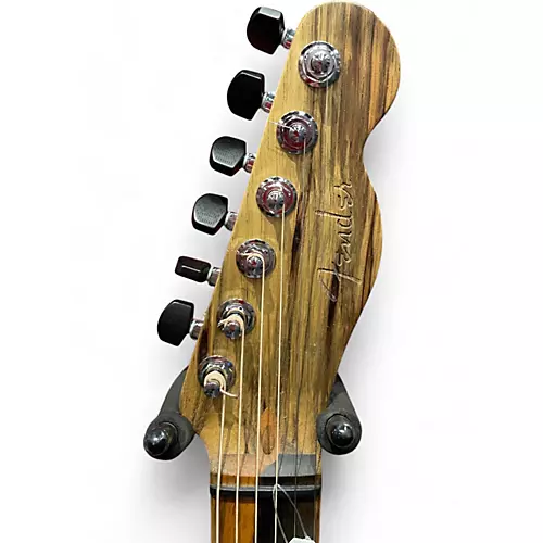 Used Fender AMERICAN ACOUSTISONIC TELECASTER EXOTIC Natural Acoustic Electric Guitar Natural - musicians--Friend