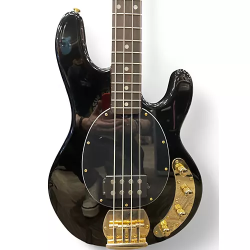 Used Sterling by Music Man Ray34 Black Electric Bass Guitar Black - musicians--Friend