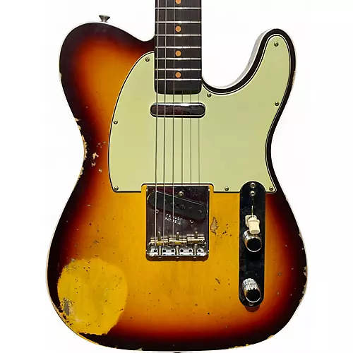 Used 2022 Fender CUSTOM SHOP LTD HREL 60 TELECASTER 3 Color Sunburst Solid Body Electric Guitar 3 Color Sunburst - musicians--Friend