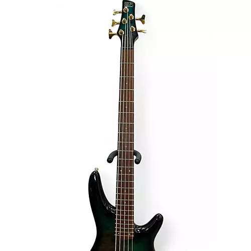 Used Ibanez SR405-EPBDX Tropical Seafloor Burst Electric Bass Guitar Tropical Seafloor Burst - musicians--Friend