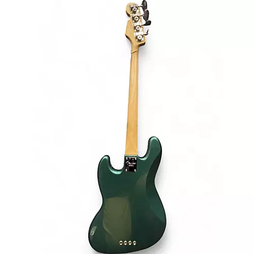 Used 2019 Fender Adam Clayton Jazz Bass Sherwood Green Metallic Electric Bass Guitar Sherwood Green Metallic - musicians--Friend