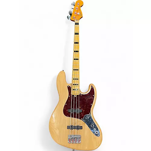Used Squier Classic Vibe 1970S Jazz Bass Natural Electric Bass Guitar Natural - musicians--Friend