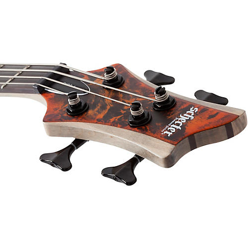 Schecter Guitar Research Riot-4 Bass Aurora Burst - musicians--Friend