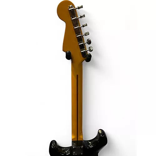 Used Fender Artist Series Eric Johnson Stratocaster Black Solid Body Electric Guitar Black - musicians--Friend