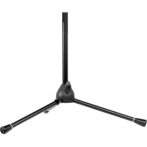 Shure Deluxe Tripod Mic Stand with Pistol Grip One-Handed Clutch Black - musicians--Friend