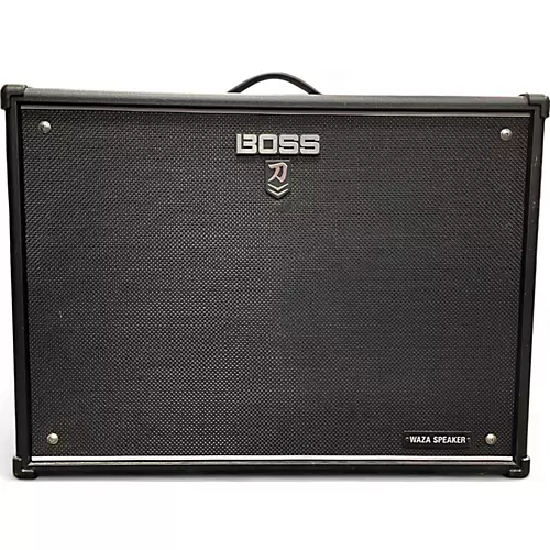 Used 2022 BOSS Katana Cabinet 212 Waza Guitar Amplifier Cabinet Black Guitar Cabinet - musicians--Friend
