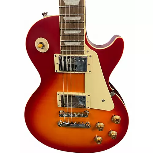 Used Epiphone 1959 Reissue Les Paul Standard Cherry Sunburst Solid Body Electric Guitar Cherry Sunburst - musicians--Friend