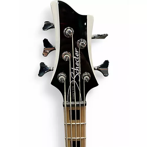 Used Schecter Guitar Research Stargazer 5 Black Electric Bass Guitar Black - musicians--Friend